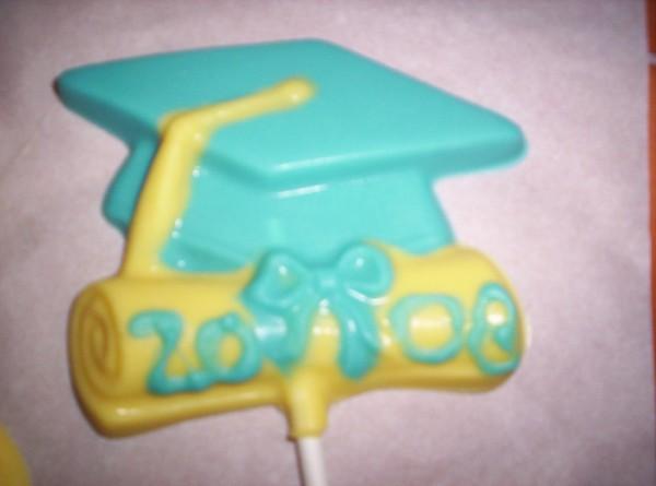 Chocolate Graduation Sucker