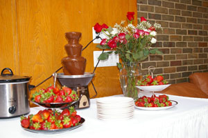 Chocolate Fountain Table